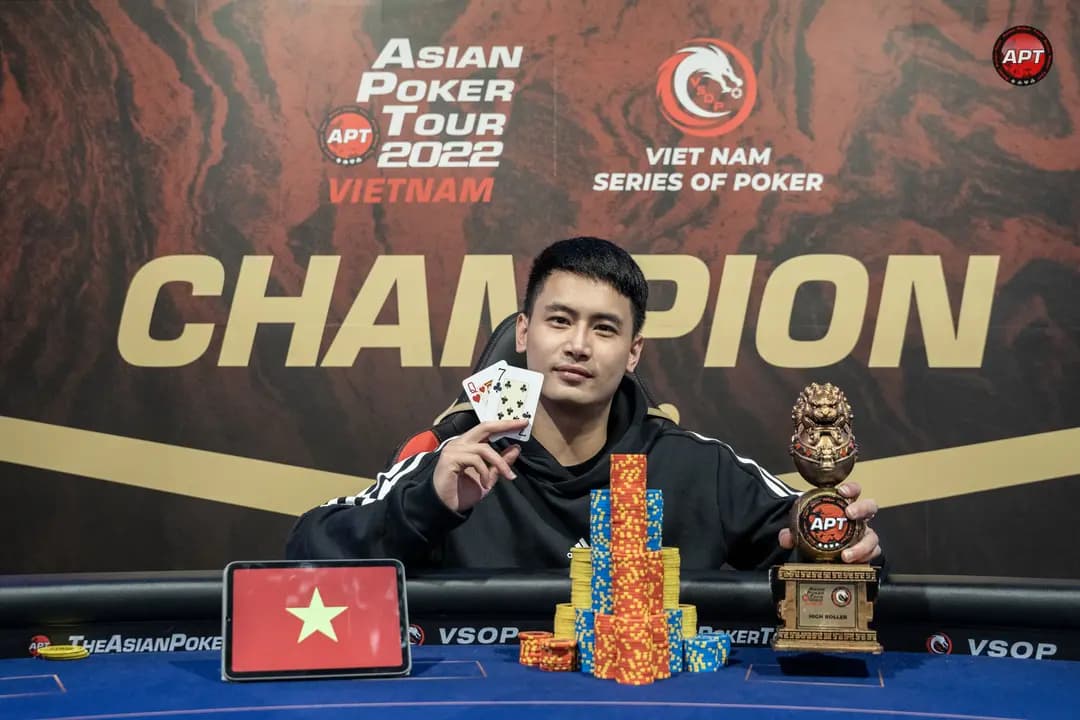 Vietnam's Huynh Ngoc Cuong Wins High Roller For ₫2.172BN (~$91K), Hong Kong's Yu Hoi Chan Leads Monster Stack
