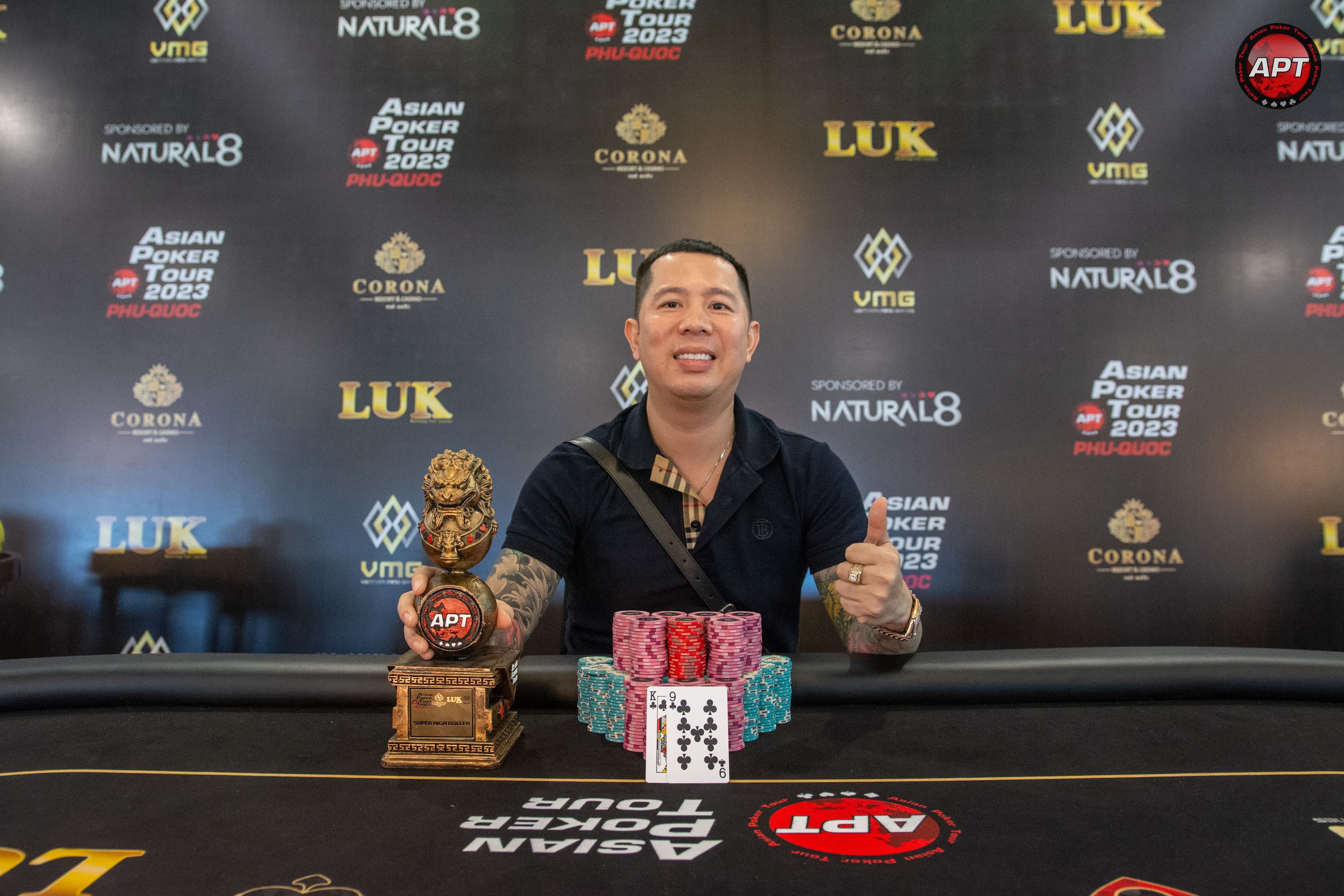 Vietnam's Nguyen Trung Quan Wins Record-Breaking Super High Roller For ₫1.196BN (~$51.45K), Kaito Hirai Crowned Mystery Bounty Hunter Champion For ₫261.96M (~$11.26K)